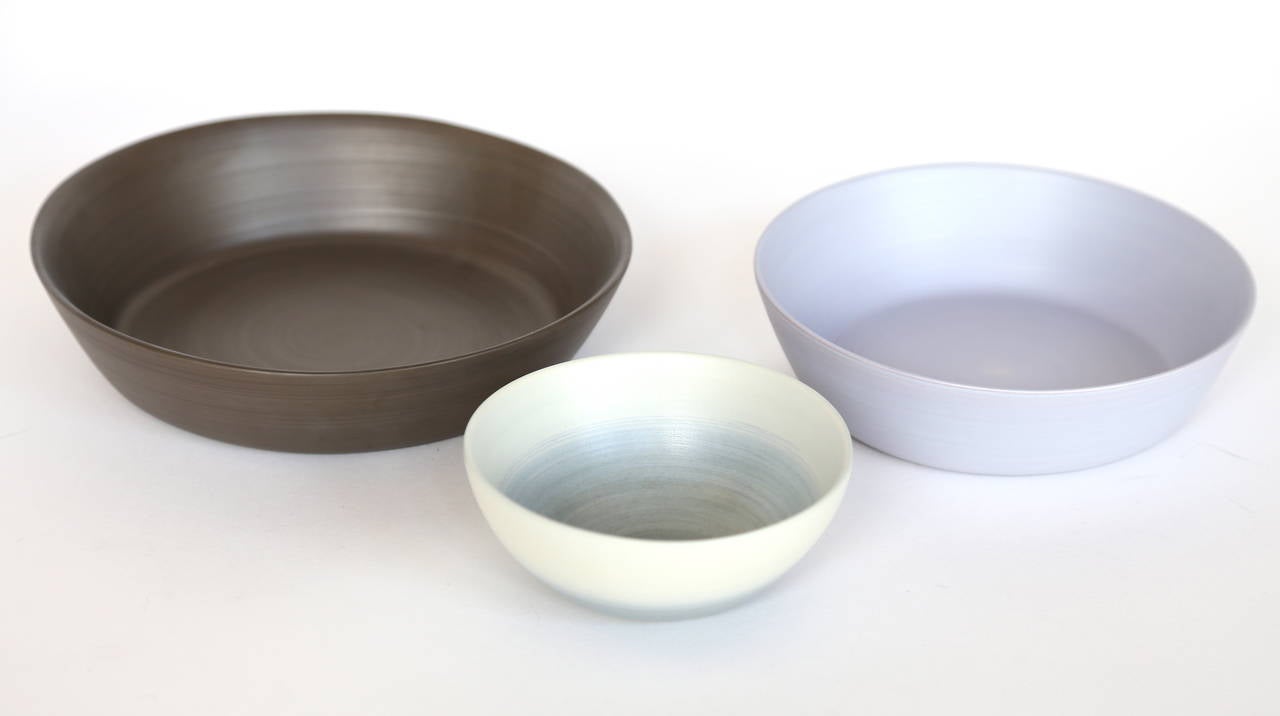 Italian handmade ceramic bowls and soup plate by Rina Menardi. Priced individually. Available in other colors.  Made to order.  Shipping from Europe not included.

Soup plate in bronze $175 - (Measures: Diameter 7.75