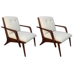 Pair of 1960s Scapinelli Brazilian Armchairs 7
