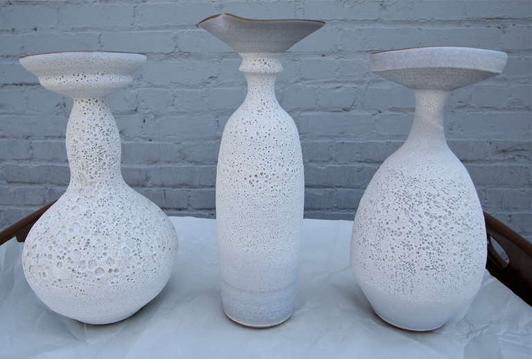 Set of Ceramic Vases by Jeremy Briddell 1
