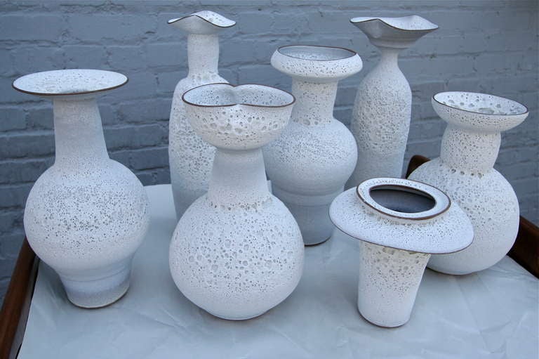 Set of Ceramic Vases by Jeremy Briddell