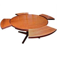 Rare Extendable Rosewood Dining Table by Dyrlund