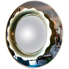 Vintage Italian Convex Mirror