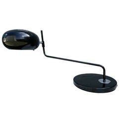 Black 1960s Metal Desk or Table Lamp 1