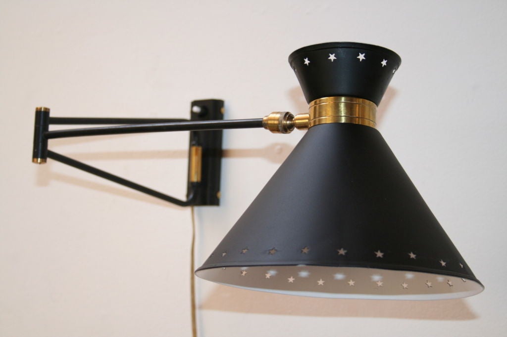 French 50's Wall Lamp by Pierre Guariche