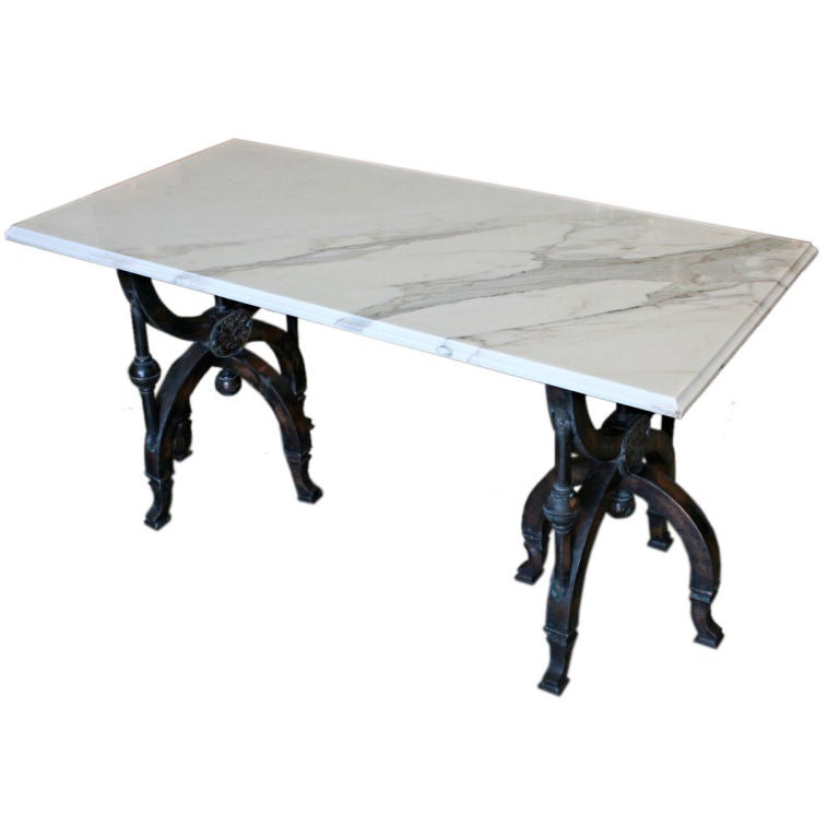 20
s Brass and Marble Cofee Table
