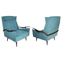 Pair of Brazilian Lounge Chairs