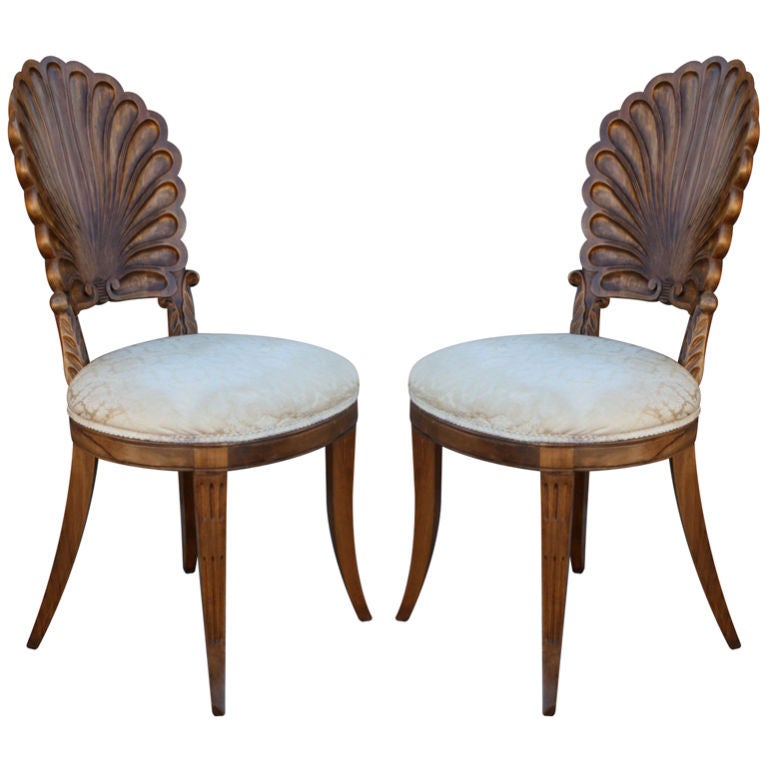 Pair of Italian Grotto Chairs