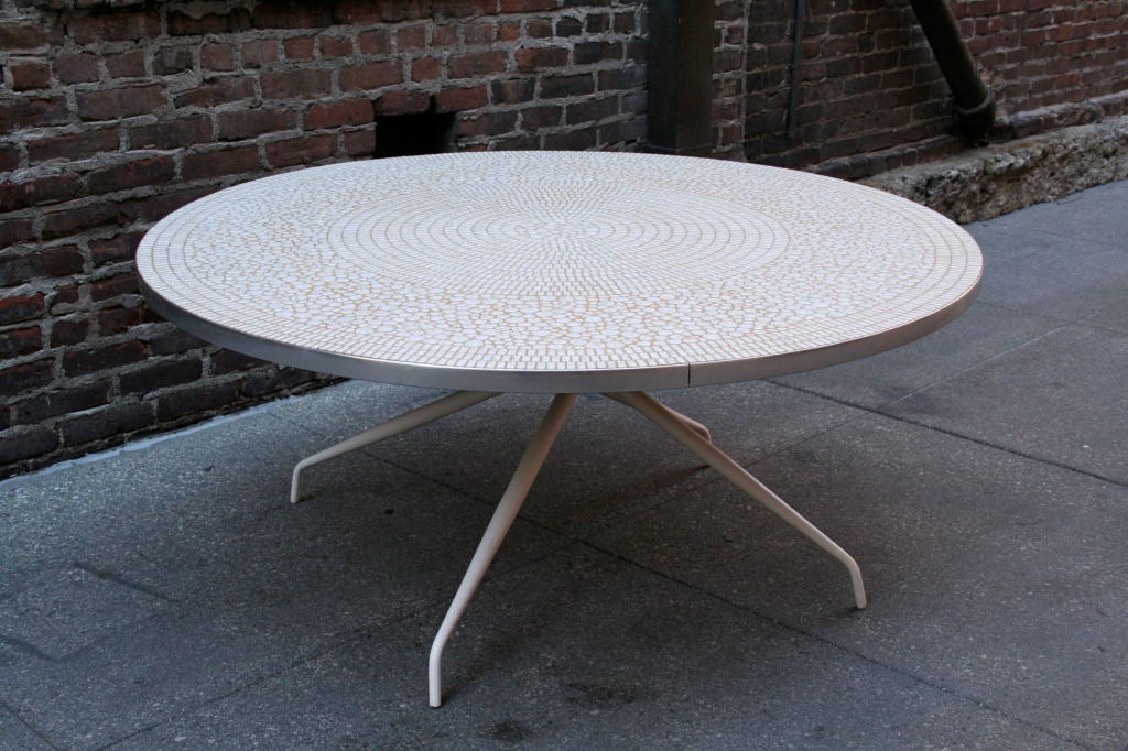 70's Mosaic-Top Round Table