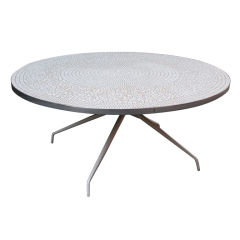 70's Mosaic-Top Round Table