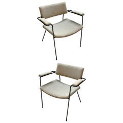 Pair of 1960s Italian Iron Armchairs 9