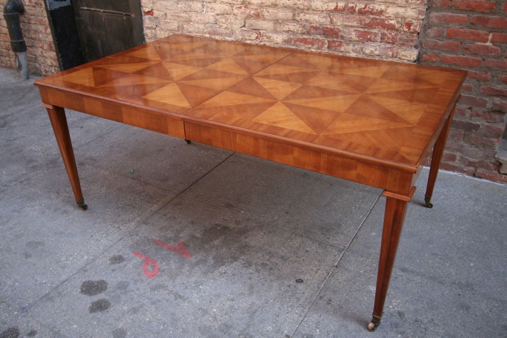 60's Dining Table for Twelve by Baker Furniture In Excellent Condition In Los Angeles, CA