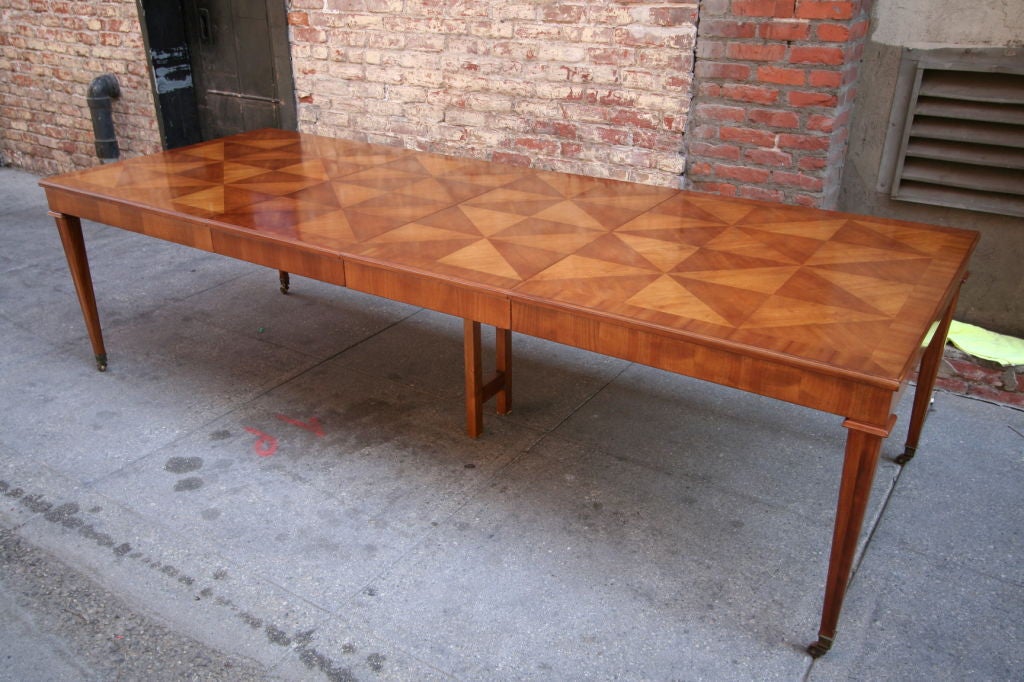 Cherry 60's Dining Table for Twelve by Baker Furniture