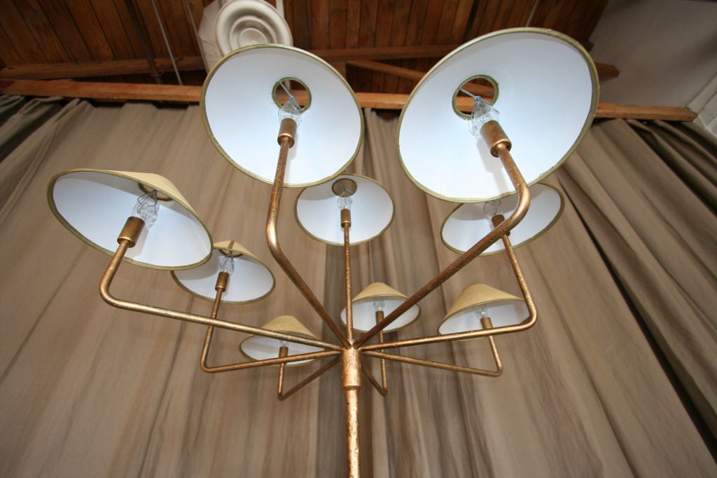 Late 20th Century Pair of 70's Italian Floor Lamps