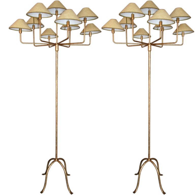 Pair of 70's Italian Floor Lamps