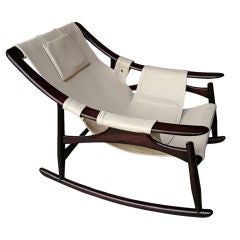 1960s Liceu de Arte Brazilian Jacaranda Rocking Chair 11