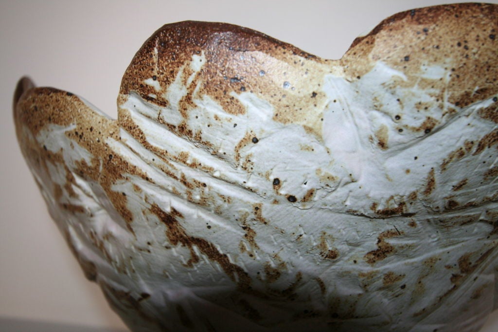 Late 20th Century Beautiful Ceramic Bowl by Daric Harvie