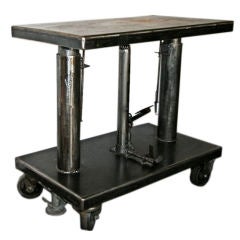 40's Industrial Stand/Side Table