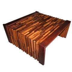 1960s Brazilian Jacaranda Coffee Table by Percival Lafer