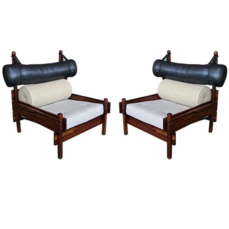 Pair of 60
s Sergio Rodrigues "Tonico" Armchair