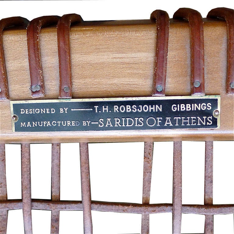 Mid-20th Century Klismos Bench/Table by T.H. Robsjohn Gibbings Saridis of Athens For Sale