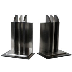 Streamline Bookends By Walter Von Nessen for Chase Mfg.