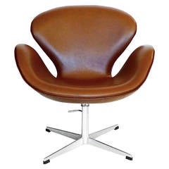 Early Rare Adjustable Swan Chair by Arne Jacobsen