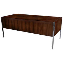 Outstanding Executive Desk by Richard Schultz in Rare Rosewood