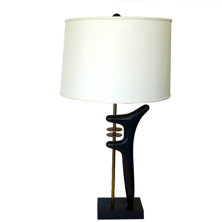 These great lamps are reminiscent of the sculpture, 
