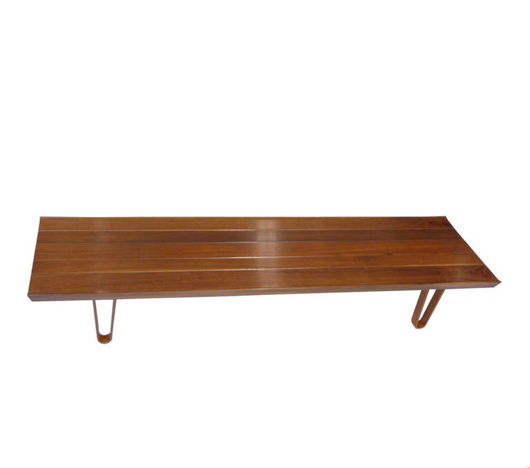 American Long John Bench by Edward Wormley for Dunbar For Sale