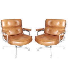 Pair of Time Life Lobby Chairs by Charles Eames for Herman Miller
