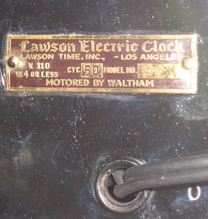 Nickel Rare Art Deco Domed Clock by KEM Weber for Lawson