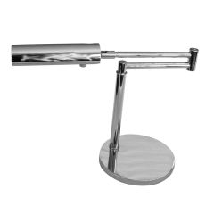 Adjustable Chrome Swing Arm Table Lamp by Koch & Lowy