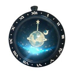 Astronomical Art Deco Paperweight Clock by Westclock