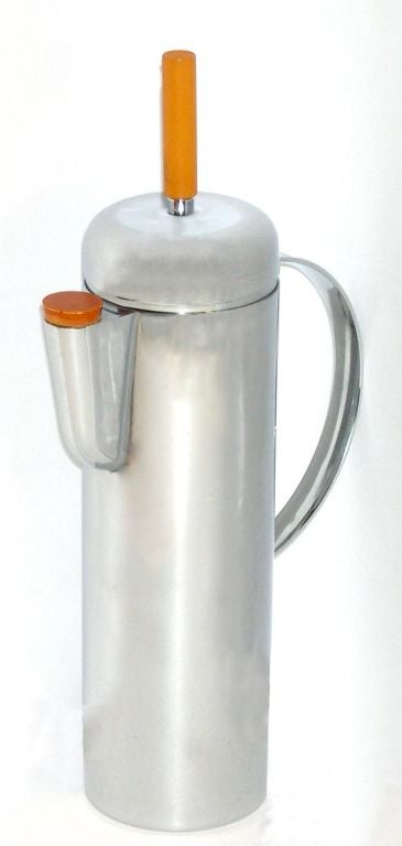 American 1938 Empire Cocktail Shaker by W.A. Weldon for Revere