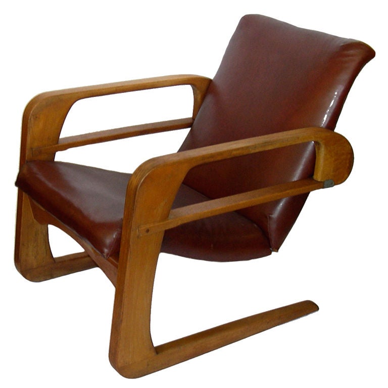 Iconic Original Airline Chair by KEM Weber For Sale