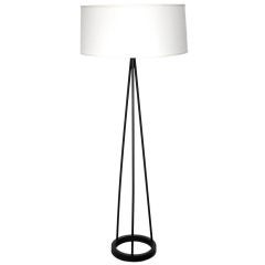 Iron Tripod Floor Lamp by Robert Bulmore