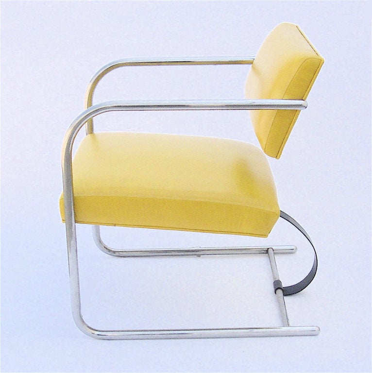 Late Production Cantiliever Chair by Richard Neutra In Good Condition For Sale In Los Angeles, CA