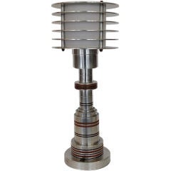 Original Pattyn Products Streamline Machine Age Aluminum Lamp