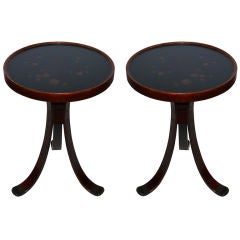 Pair of Inlaid Constellation Tables by Edward Wormley for Dunbar