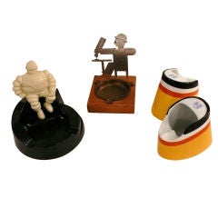Selection of Art Deco Figural Ashtrays
