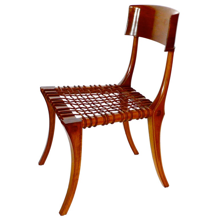 Rare Klismos Chair by T.H. Robsjohn Gibbings Saridis of Athens For Sale