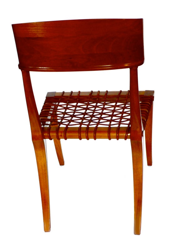 Rare Klismos Chair by T.H. Robsjohn Gibbings Saridis of Athens In Excellent Condition For Sale In Los Angeles, CA