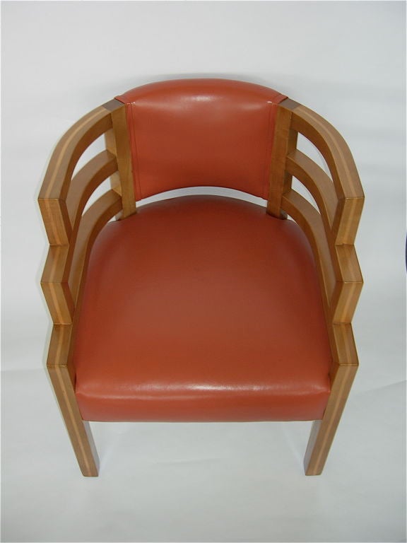 Outstanding Arizona Biltmore Hotel Chair by KEM Weber In Excellent Condition For Sale In Los Angeles, CA