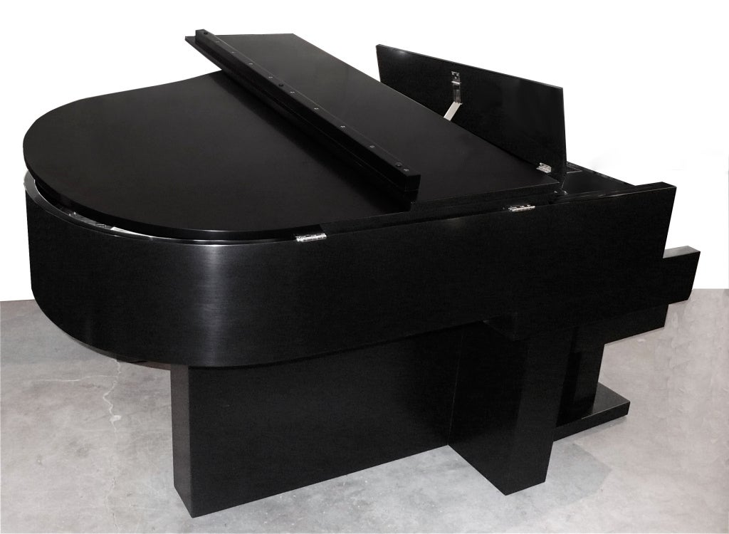 Walter Darwin Teague Art Deco Modernist Steinway Piano In Excellent Condition In Los Angeles, CA