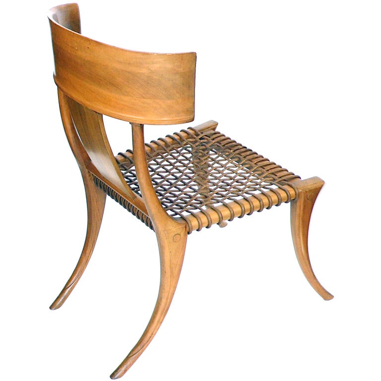 Pair of Klismos Chairs T.H. Robsjohn Gibbings Saridis of Athens 1