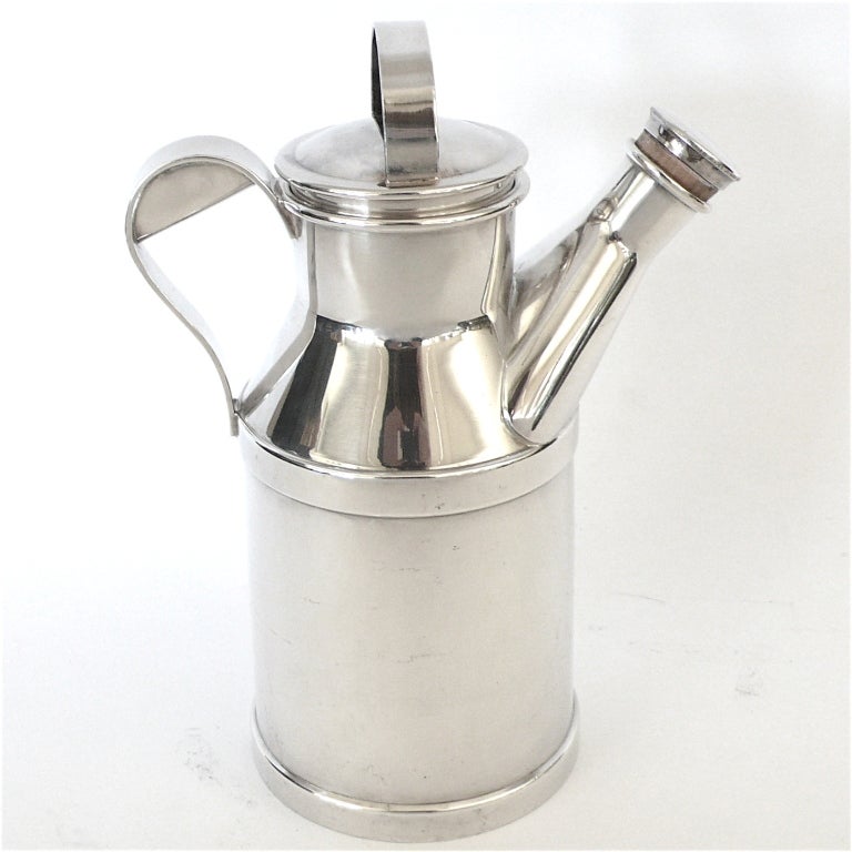 American Silver Plate Milk Jug Cocktail Shaker by Reed & Barton 64 oz