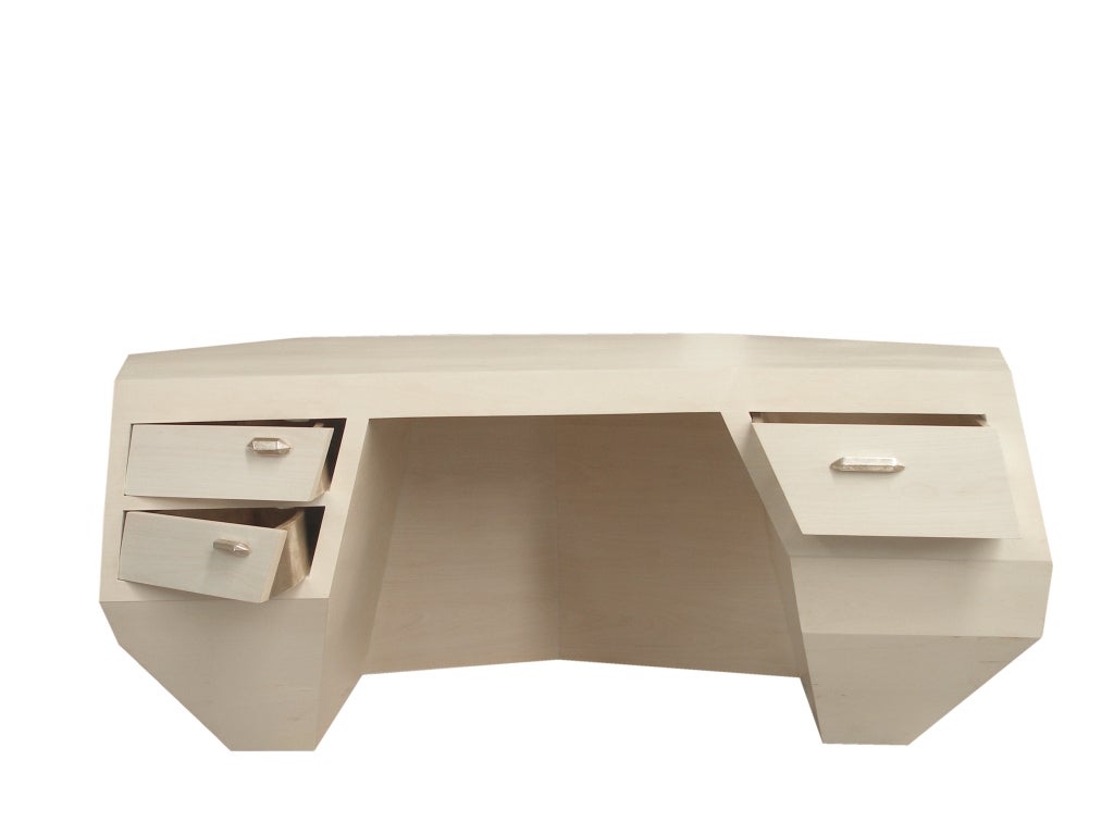 Contemporary Maple Suprematist Desk
