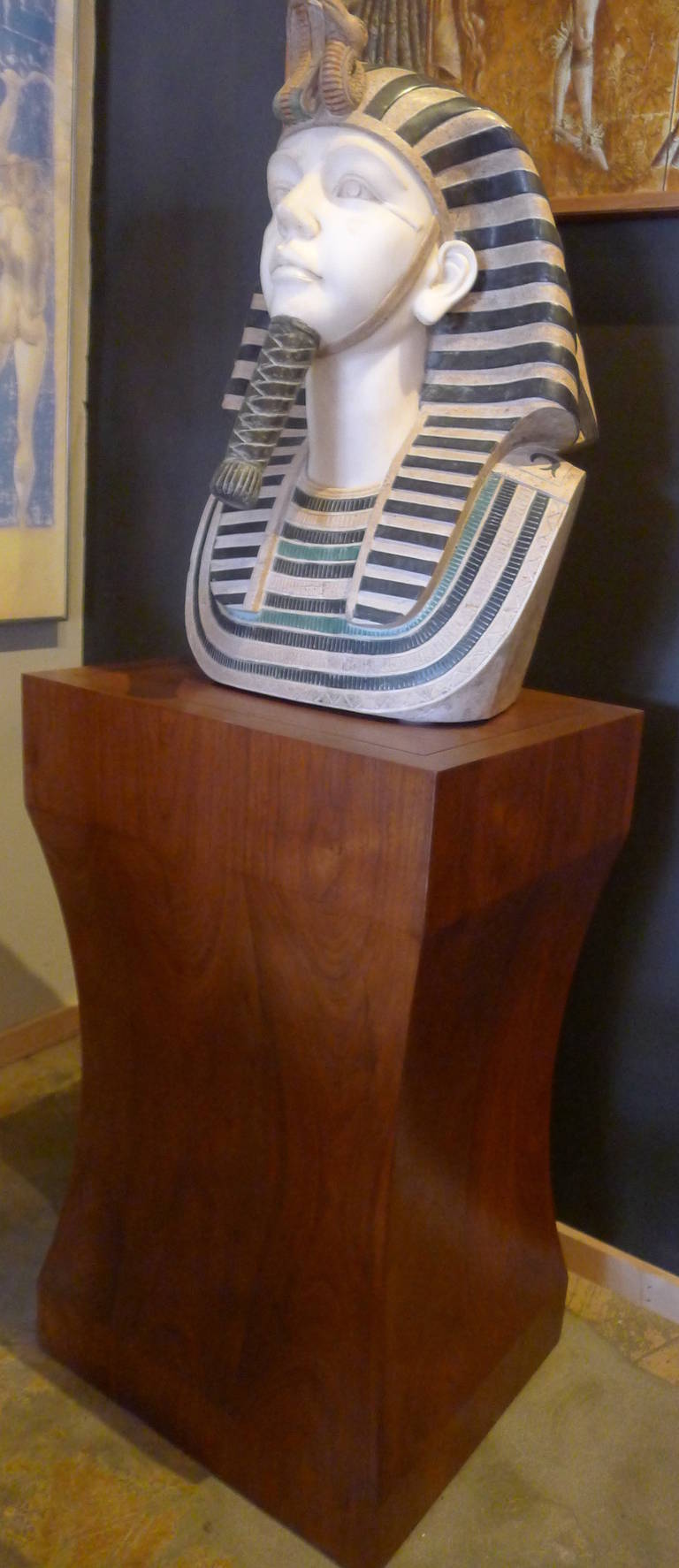 Marble Bust of Egyptian Pharaoh 2