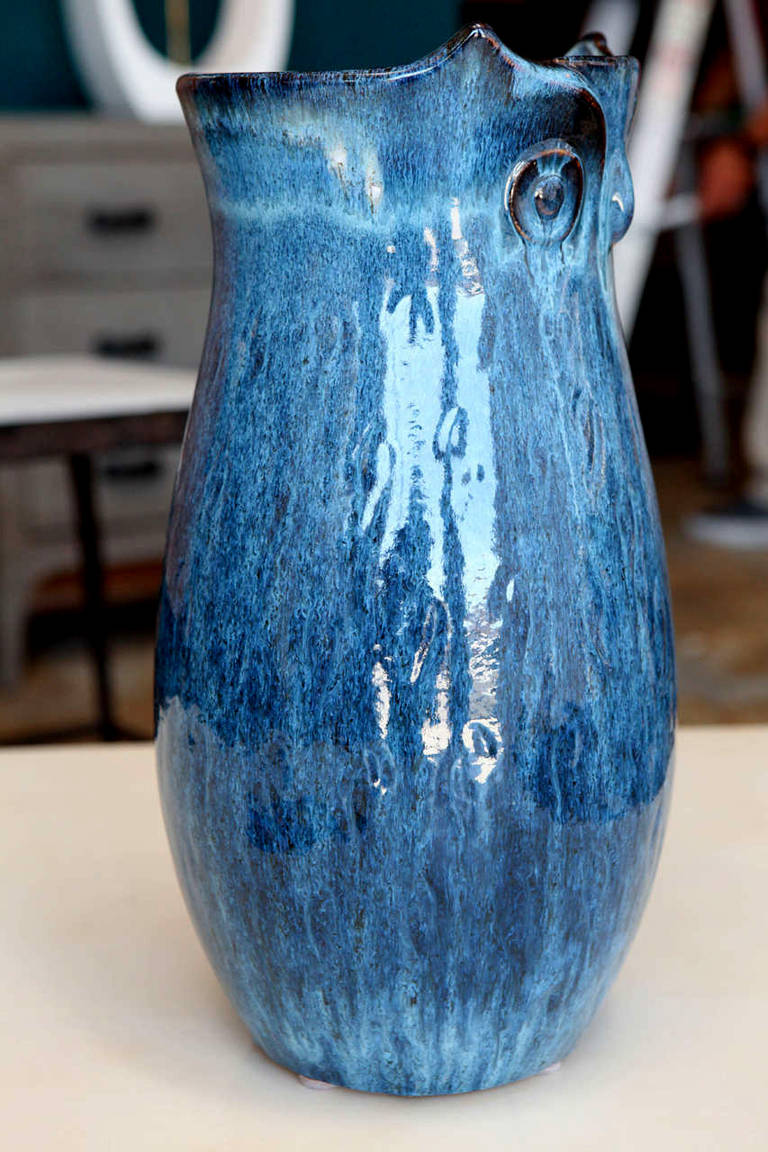 Tall Ceramic Owl Vase 1