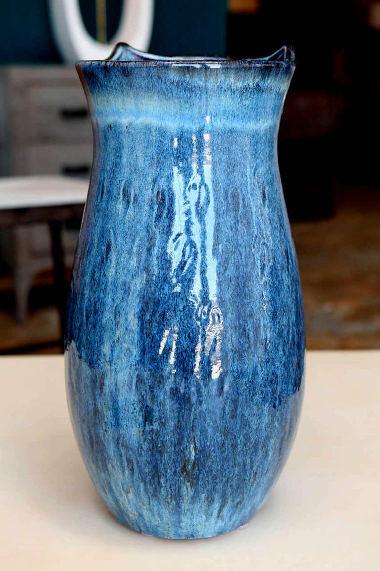 Tall Ceramic Owl Vase 2